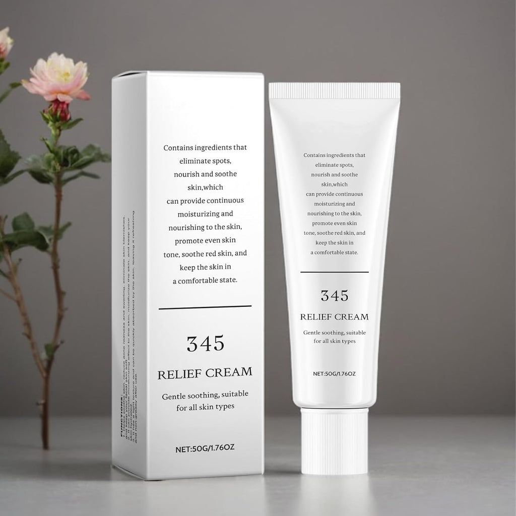 345 Relief Cream – Soothing, Hydrating & Spot-Reducing Face Moisturizer (50g)