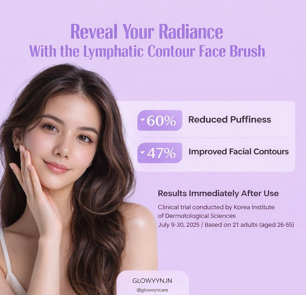 Lymphatic Gua Sha Sculpting Brush – Facial Lifting & Drainage Tool