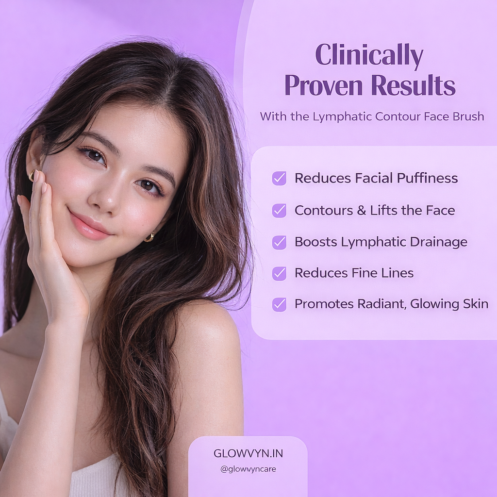 Lymphatic Gua Sha Sculpting Brush – Facial Lifting & Drainage Tool